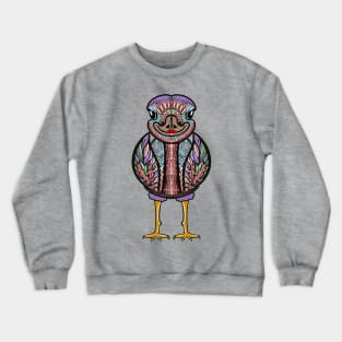 Colorful ostrich Crewneck Sweatshirt